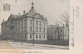 Trenton New Jersey~State CAPITOL-H T Eisenberg Publ Postcard 1906 - £3.39 GBP