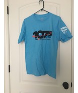 Hanes Mens T-Shirt 107.5 KZL Radio Station Size Medium Blue - £30.32 GBP