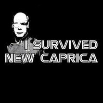 Battlestar Galactica I Survived New Caprica T-Shirt NEW UNWORN - £9.28 GBP+