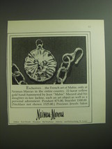 1974 Neiman-Marcus Pendant by Jean Mahie Mazard Advertisement - £14.48 GBP