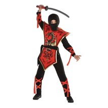 Ninja Assassin Costume Toddler 3-4 3T 4T - £23.65 GBP