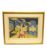 Original Mixed Media Painting on Paper Listed Belgian Artist Koen Scherp... - $688.05