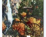 Clear Creek Waterwheel Idaho Springs Colorado CO UNP Linen Postcard K14 - £3.52 GBP