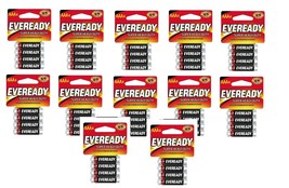 12 packs Eveready  Super Heavy Duty Battery, 1.5 V, AAA, Zinc Mangan  - $18.80