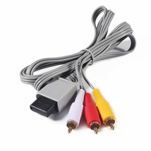 AV Cable for Wii Wii U Audio Video AV Cable Cord for Nintendo Wii and Wii U 1.8M - £12.96 GBP