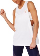 PUMA Womens Archive Logo Tank Top Color White Color M - £25.71 GBP