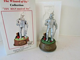 WIZARD OF OZ 1996 MUSICAL FIGURINE IF I ONLY HAD A HEART TIN MAN 7.5&quot;H LTD - $34.60