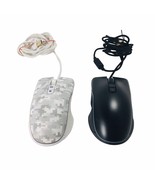 Onn Wired USB Gaming Mouse 6 ft Cable Adjustable  Lot of (2) - Gray Camo... - £12.66 GBP