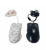 Onn Wired USB Gaming Mouse 6 ft Cable Adjustable  Lot of (2) - Gray Camo... - $22.03 CAD