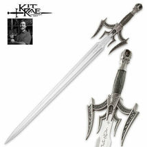 Luciender Sword of light Stainless Steel Replica Blade With Leather Sheath - £77.35 GBP