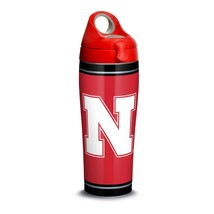 Tervis NCAA Nebraska Cornhuskers Campus 24oz Stainless Steel Water Bottle W/ Lid - £22.49 GBP