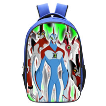 WM Ben 10 Backpack Schoolbag Bookback Daypack Kid Fashion Blue Type D - £15.97 GBP