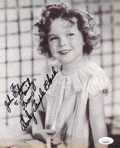 Shirley Temple Black signed Vintage B&amp;W 8x10 Photo To John Gibson &amp; Family- JSA  - £79.09 GBP