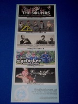 Starfucker Concert Promo Card 2012 Glasshouse Pomona Peter Murphy Ozma  - £15.35 GBP