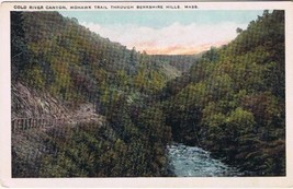 Postcard Cold River Canyon Mohawk Trail Through Berkshire Hills Massachusetts - £2.94 GBP