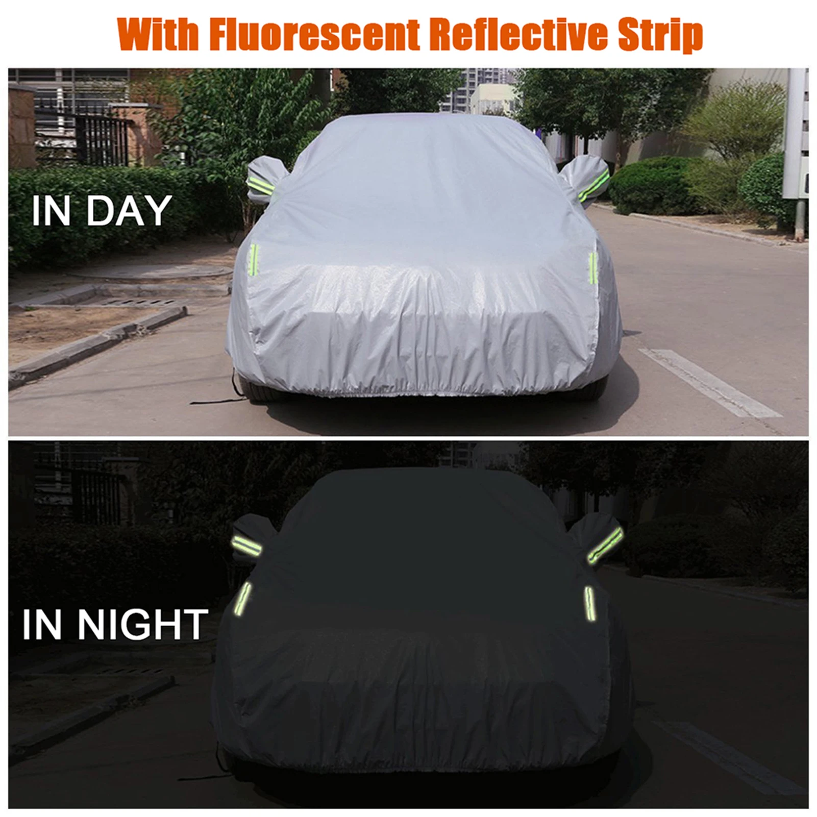 1 PCS Sedan Car Cover Waterproof All Weather Outdoor Car Cover UV Protection - £39.53 GBP