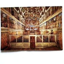 Sistine Chapel Rome Italy Postcard Unposted Plurigraf 307 - £3.00 GBP