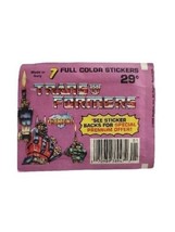 1986 Transformers Sticker Pack Diamond Publishing Hasbro Unopened - 7 St... - $6.82