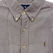 Polo Ralph Lauren Men&#39;s Classic Lavender Purple Button Down Cotton Shirt Large - £13.41 GBP