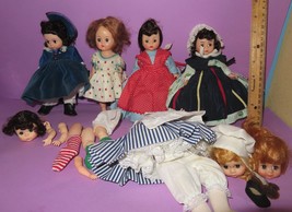 Madame Alexander Kin Doll Lot Little Maid Jo Bonnie Blue Canada Pieces - £35.88 GBP