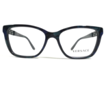 Versace Eyeglasses Frames MOD.3192-B 5127 Navy Blue Square Cat Eye 52-16... - $121.30