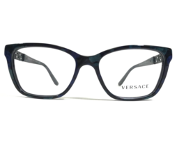 Versace Eyeglasses Frames MOD.3192-B 5127 Navy Blue Square Cat Eye 52-16-140 - £96.84 GBP