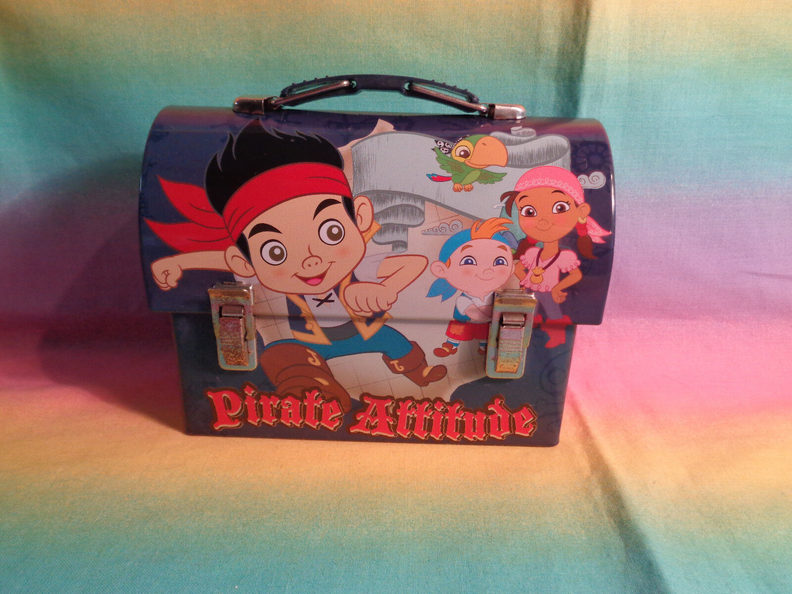 2014 Disney Jake and the Never Land Pirates Pirate Attitude Mini Tin Lunch Box - $5.68
