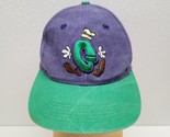 Vintage Disney Mickey Inc. Goofy G Snapback Hat Purple Green - £27.70 GBP