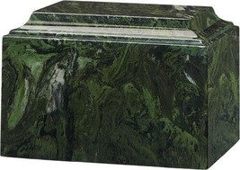 Large/Adult 225 Cubic Inch Tuscany Green Ascota Cultured Marble Cremation Urn - $257.99