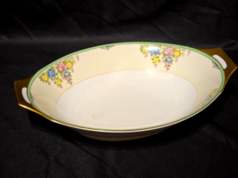 Vintage MEITO ISABELLA 11&quot; Oval Vegetable Serving Bowl - Japan, Circa 1940 - $20.13
