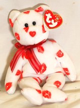 Ty Beanie Baby Smooch Bear Beanbag Plush Toy Swing &amp; Tush Tags o - $9.89