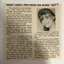 1990s Jenny Lewis Pro From The Word Go Article Ephemera  ART3 - $6.92