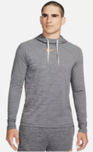 Nike Dri-FIT Hoodie Gray Men’s Sz L Pullover Sweatshirt Gym Athletic Swo... - $561.45 MXN