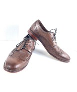 Johnston &amp; Murphy Oxford Men 13 M Conrad Shoes Brown Leather Wingtip Dre... - $515.59 MXN