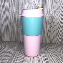 Tupperware 16 oz Eco to Go  Tumbler/Cup 8906A-4 Pink/Blue - £7.85 GBP