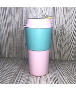 Tupperware 16 oz Eco to Go  Tumbler/Cup 8906A-4 Pink/Blue - €8,55 EUR