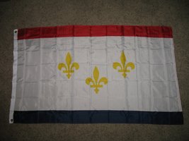 3X5 City Of New Orleans Louisiana Superpoly Flag 3&#39;X5&#39; Banner 150 Denier - £10.27 GBP