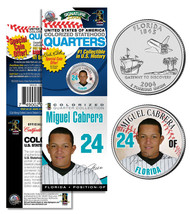 Miguel Cabrera Marlins Promo Florida State Quarter Coin &amp; Card In Sealed Package - £10.43 GBP