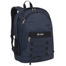 Everest Luggage Two Tone Backpack with Mesh Pockets - Navy - $17.77