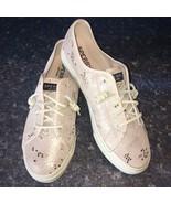 Sperry Top-Sider Beige/Gold Snake Print Leather SEACOAST Slip-on Sneaker... - $716.63 MXN