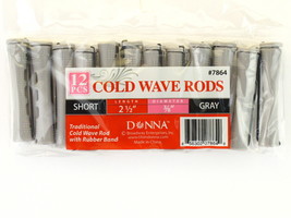 COLD WAVE RODS ROLLERS DONNA 9-SIZES 2&quot;X2/16&quot; TO 3-1/4&quot;X5/16&quot; - £5.56 GBP