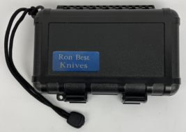 RON BEST Custom Knives Hard Knife Case Box Small Sheath. NO KNIFE - $29.69