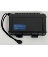 RON BEST Custom Knives Hard Knife Case Box Small Sheath. NO KNIFE - $571.59 MXN