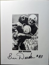Oakland Raider&#39;s Ben Davidson #83 Signed B&amp;W Photo - £23.67 GBP
