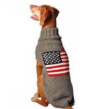 American Flag Dog Sweater Chilly Dog Hand Knit Wool  XXS-XXXL Pet Puppy Warm Pet - £25.80 GBP+