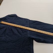 Moose Creek RN#116636 Men's M Faded Blue Cotton Heavyweight Long Sleeve Shirt image 8