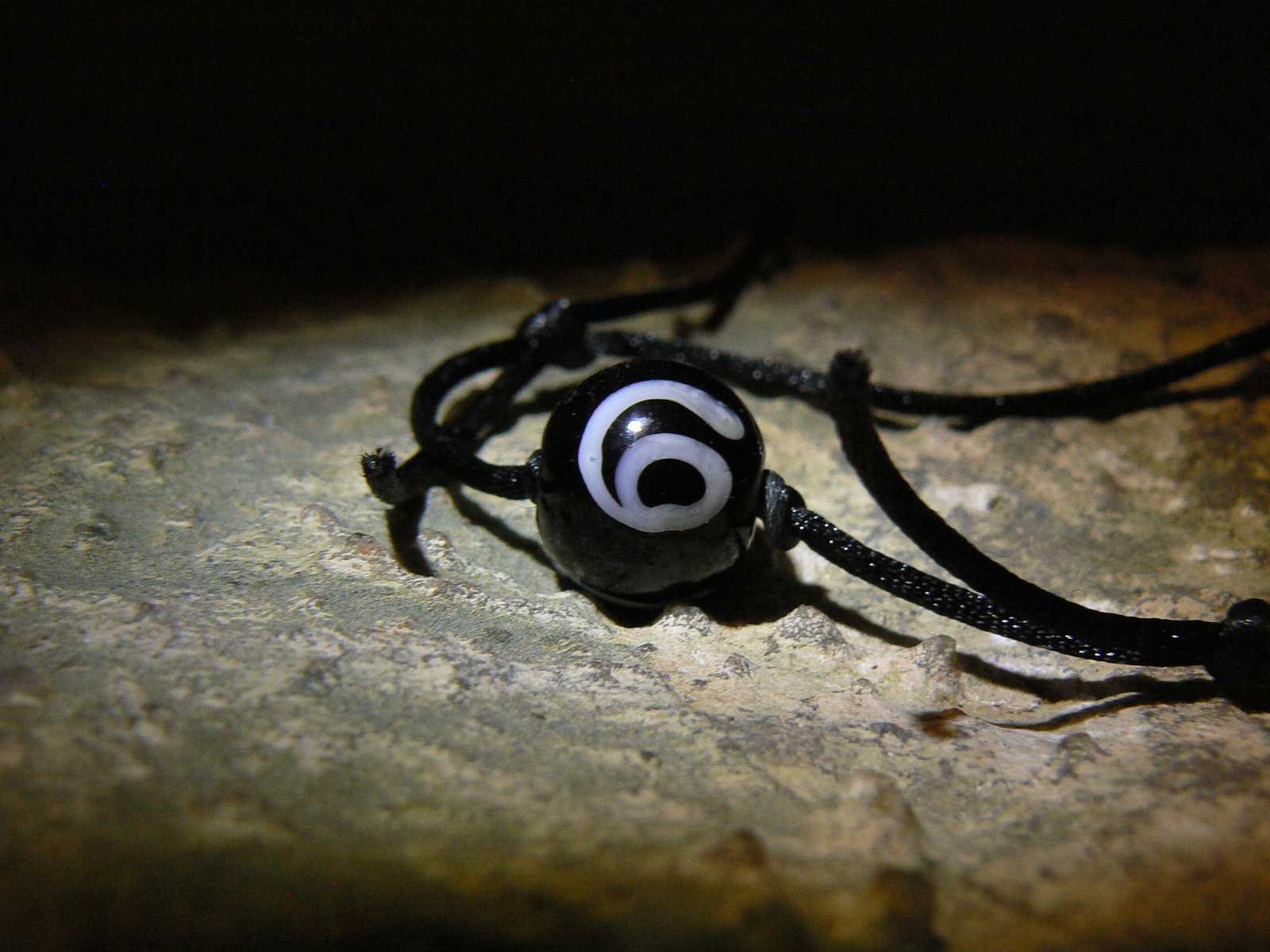Ensō Circle of Enlightenment Zen Bead Amulet Buddhism Wisdom izida not h... - $155.00