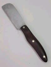 VTG Cutco 68 Cheese Kitchen Knife Spreader Swirl Brown Handle USA Rare - $29.02