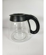 Mr Coffee Pot 12 Cup Carafe Glass Replacement Black Handle Lid Fits EJ F... - £11.86 GBP