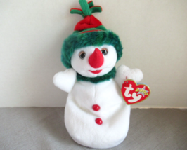 Ty 2000 Snowgirl DOB Nov 30, 2000 green red hat  scarf retired - £6.83 GBP